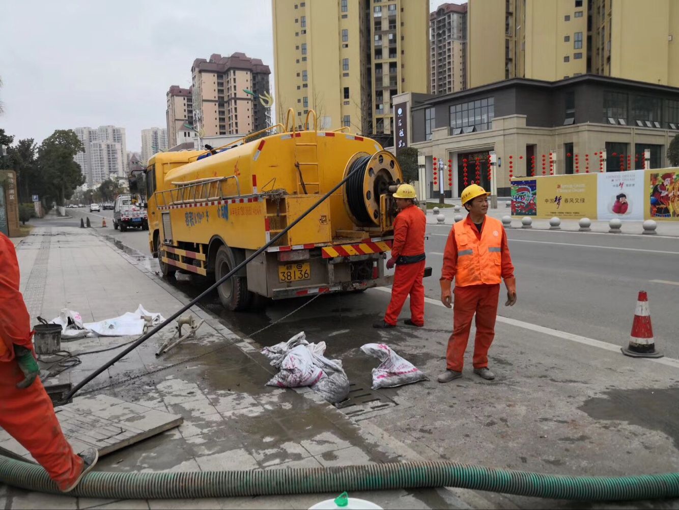 小店排污管道清淤-管道清洗