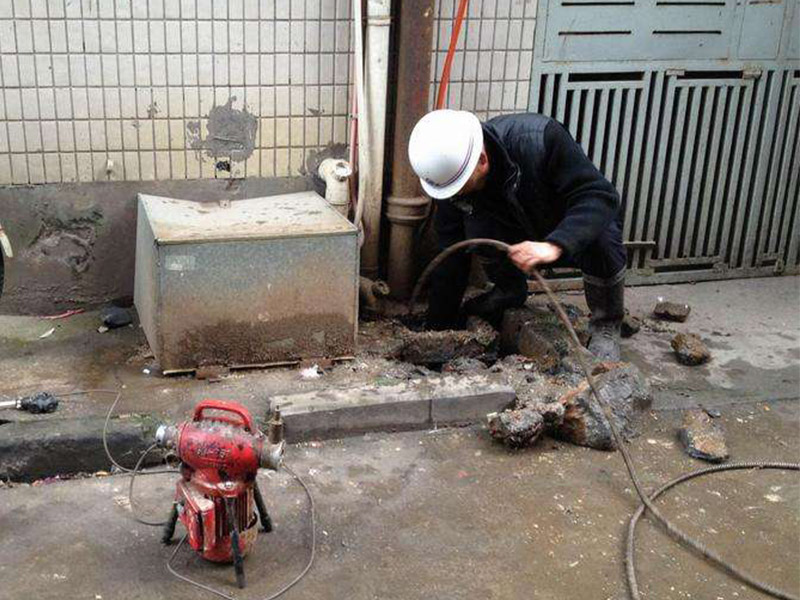 小店疏通下水道-洗菜池疏通